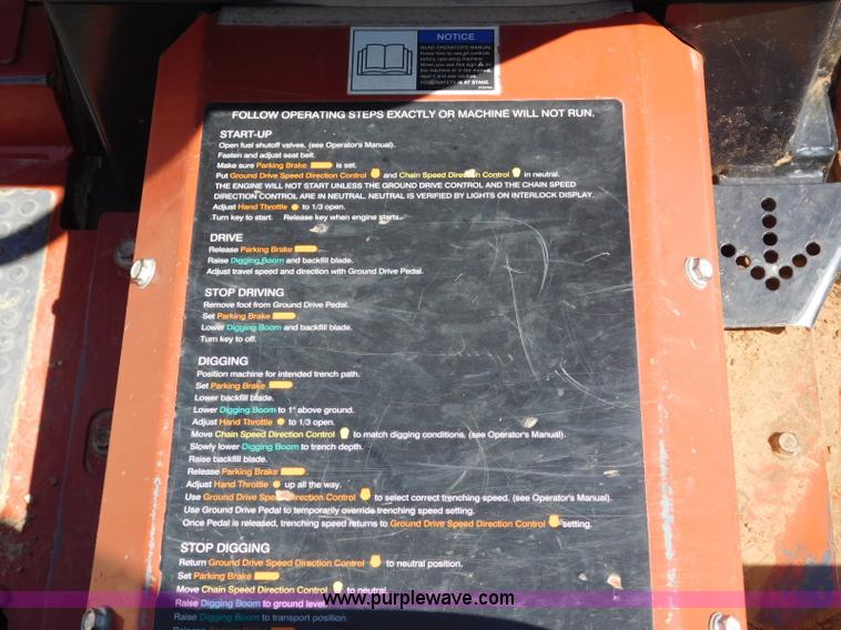 image for item L5971 2012 Ditch Witch RT45 trencher