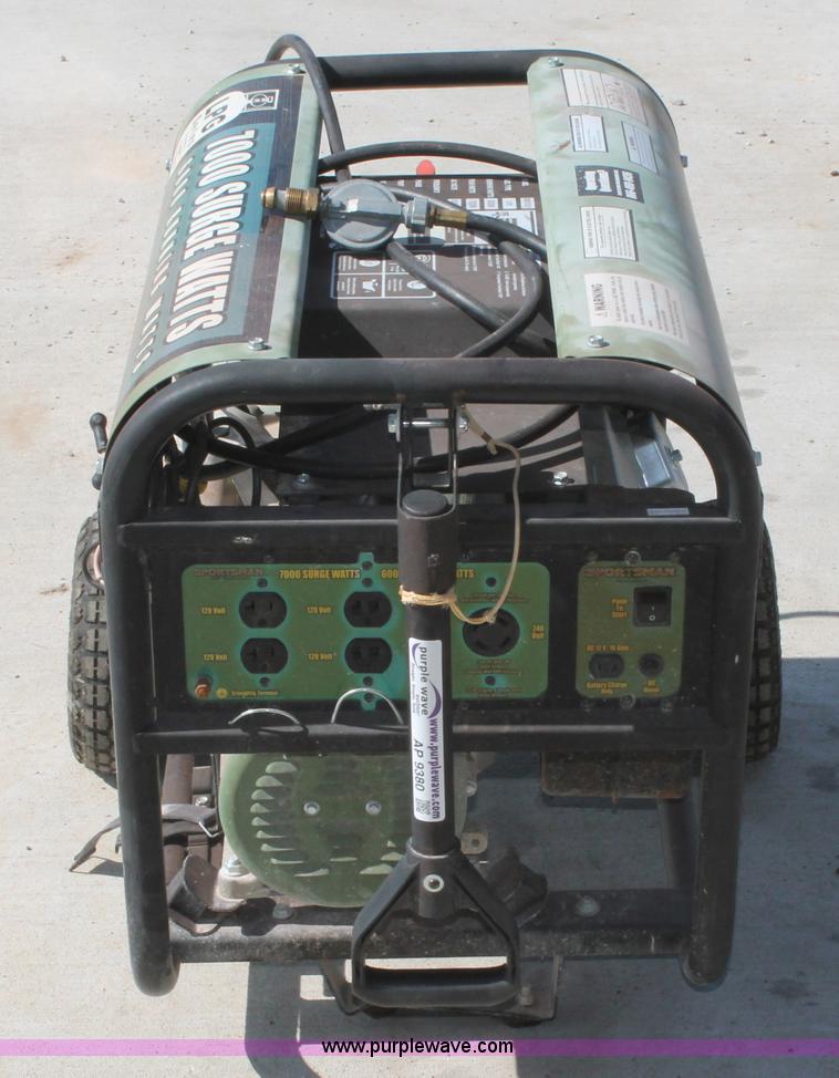 image for item AP9380 Sportsman LPG generator