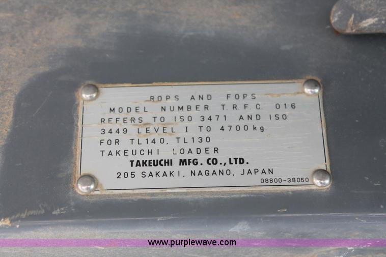 image for item AP9384 2006 Takeuchi TL130 skid steer