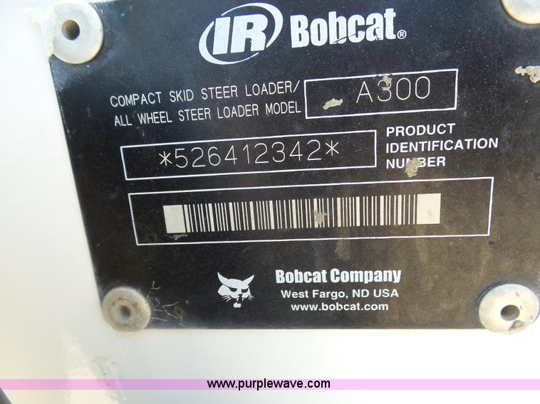 image for item BY9534 2005 Bobcat A300 skid steer