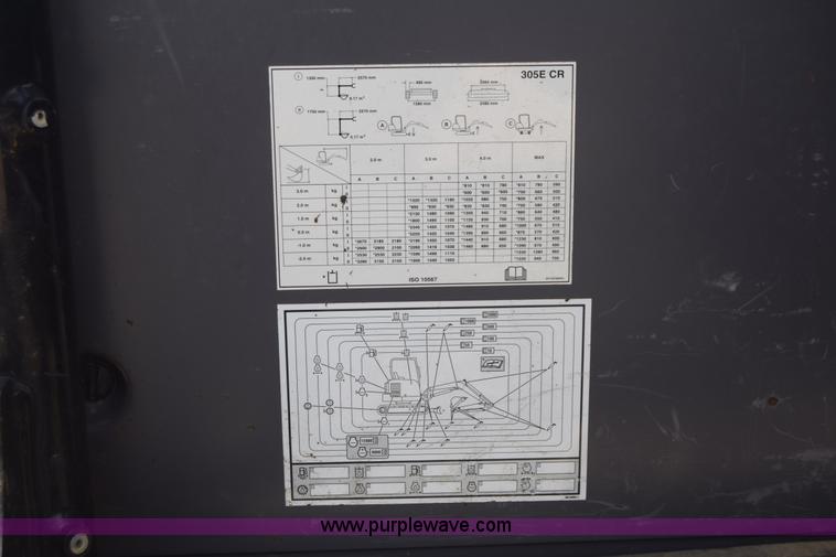 image for item CB9365 2013 Caterpillar 305E CR compact excavator