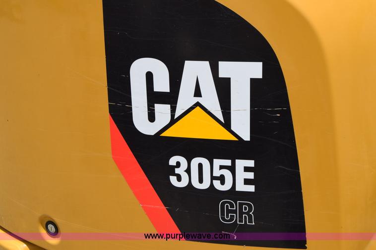 image for item CB9365 2013 Caterpillar 305E CR compact excavator