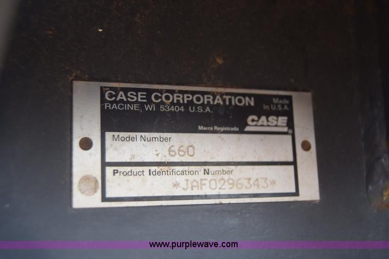 image for item CB9366 1999 Case 660 cable plow