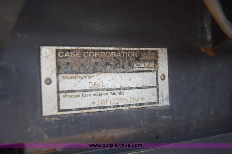 image for item CB9367 1999 Case 560 trencher