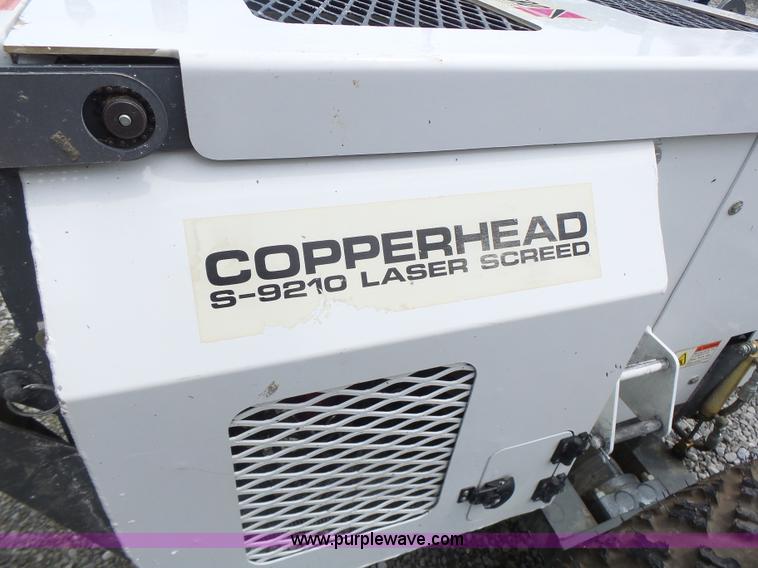 image for item CC9269 Copperhead S-9210 screed