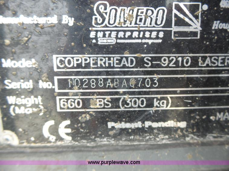 image for item CC9269 Copperhead S-9210 screed