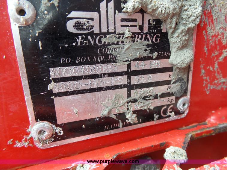 image for item CC9270 Allen Engineering 400C trowel