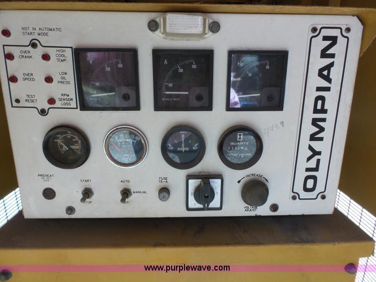 image for item CD9502 Olympian generator