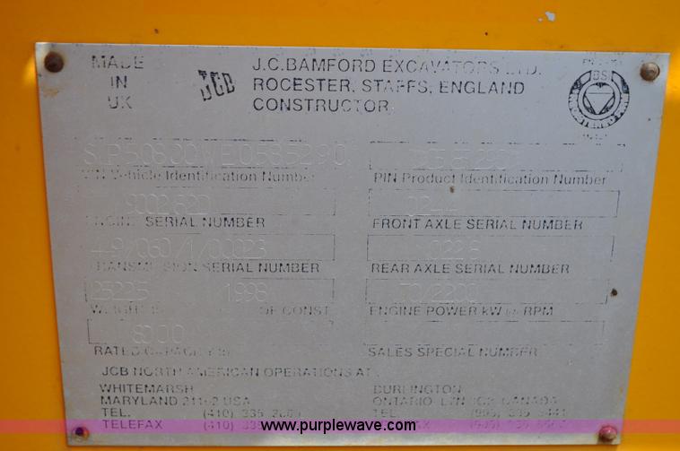 image for item G7425 1998 JCB 508C telehandler