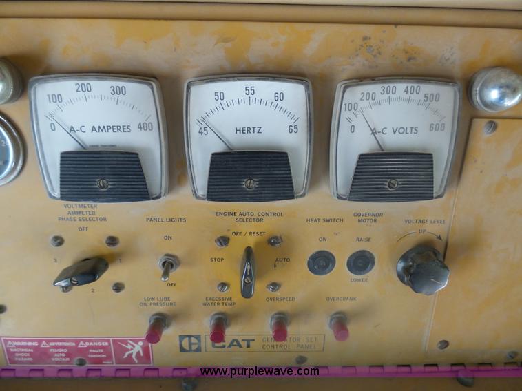 image for item J5487 1993 Caterpillar generator