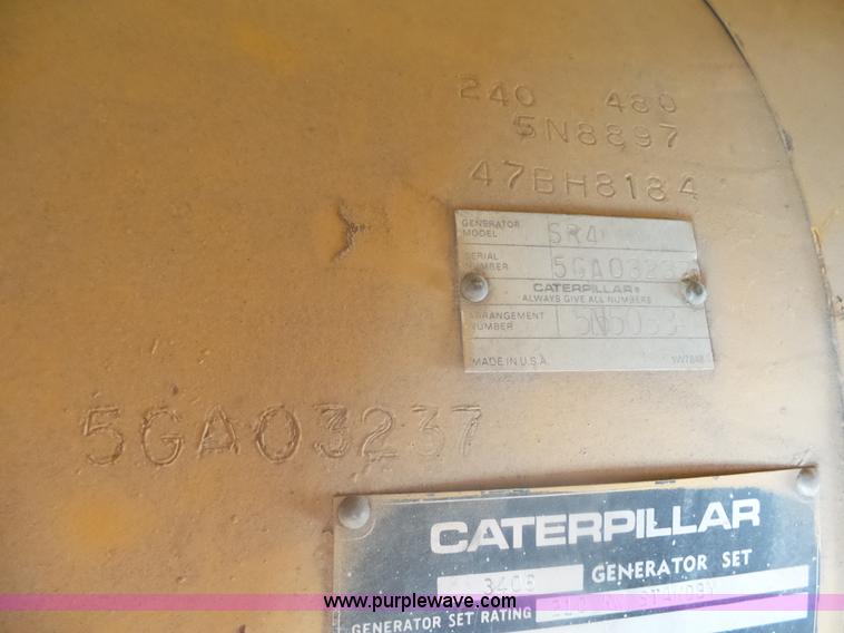 image for item J5487 1993 Caterpillar generator