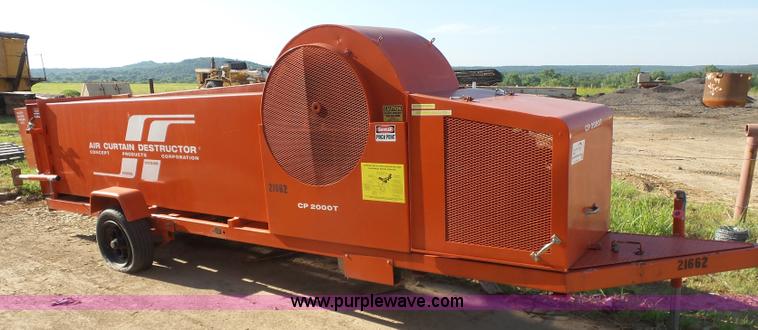 image for item K7116 Air curtain destructor