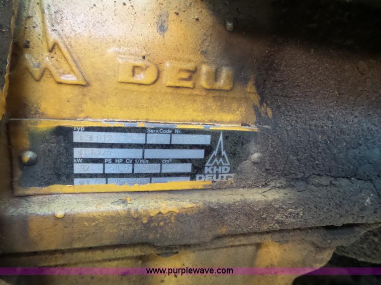 image for item K7734 1991 Bomag BW142PD single drum vibratory roller