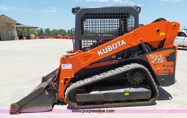 image for item K8761 2013 Kubota SVL75 skid steer