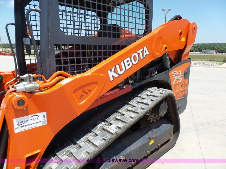 image for item K8761 2013 Kubota SVL75 skid steer