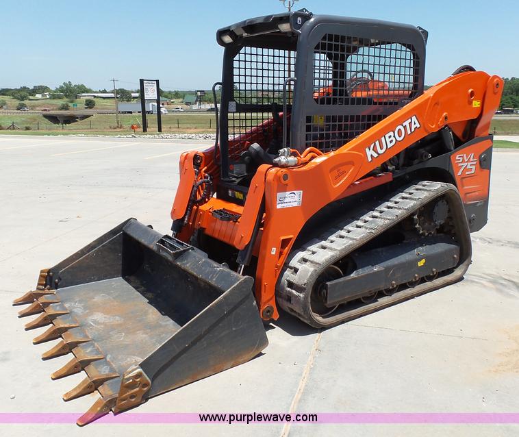 image for item K8762 2013 Kubota SVL75 skid steer