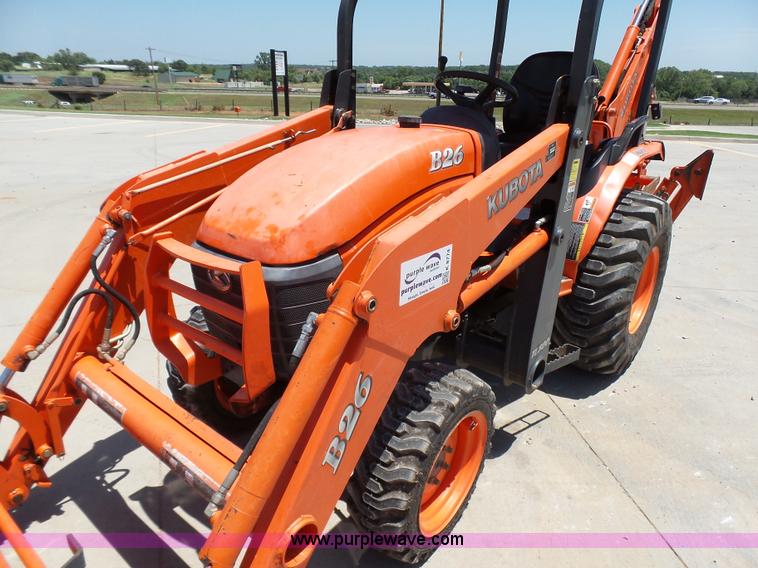 image for item K8774 2010 Kubota B26 TLB backhoe