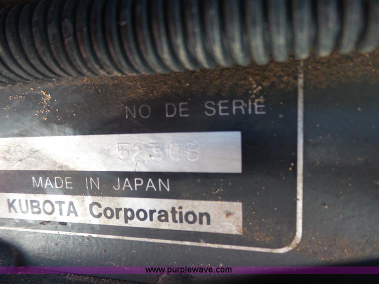 image for item K8774 2010 Kubota B26 TLB backhoe