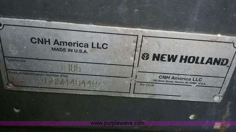 image for item L5499 2006 New Holland L185 skid steer