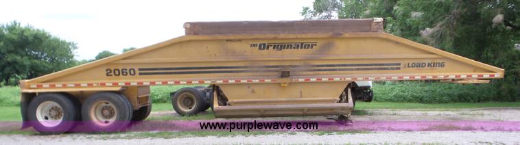 image for item L5910 1999 Load King 2060 bottom dump trailer