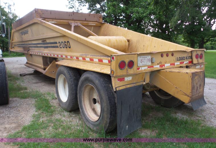 image for item L5910 1999 Load King 2060 bottom dump trailer