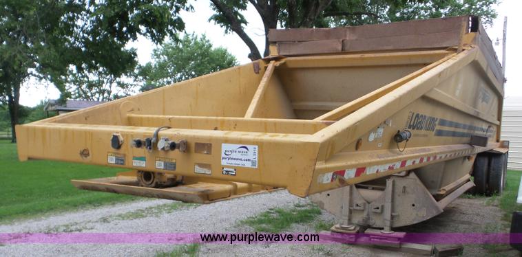 image for item L5910 1999 Load King 2060 bottom dump trailer