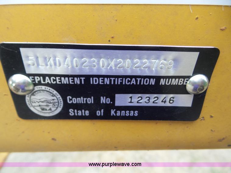 image for item L5910 1999 Load King 2060 bottom dump trailer