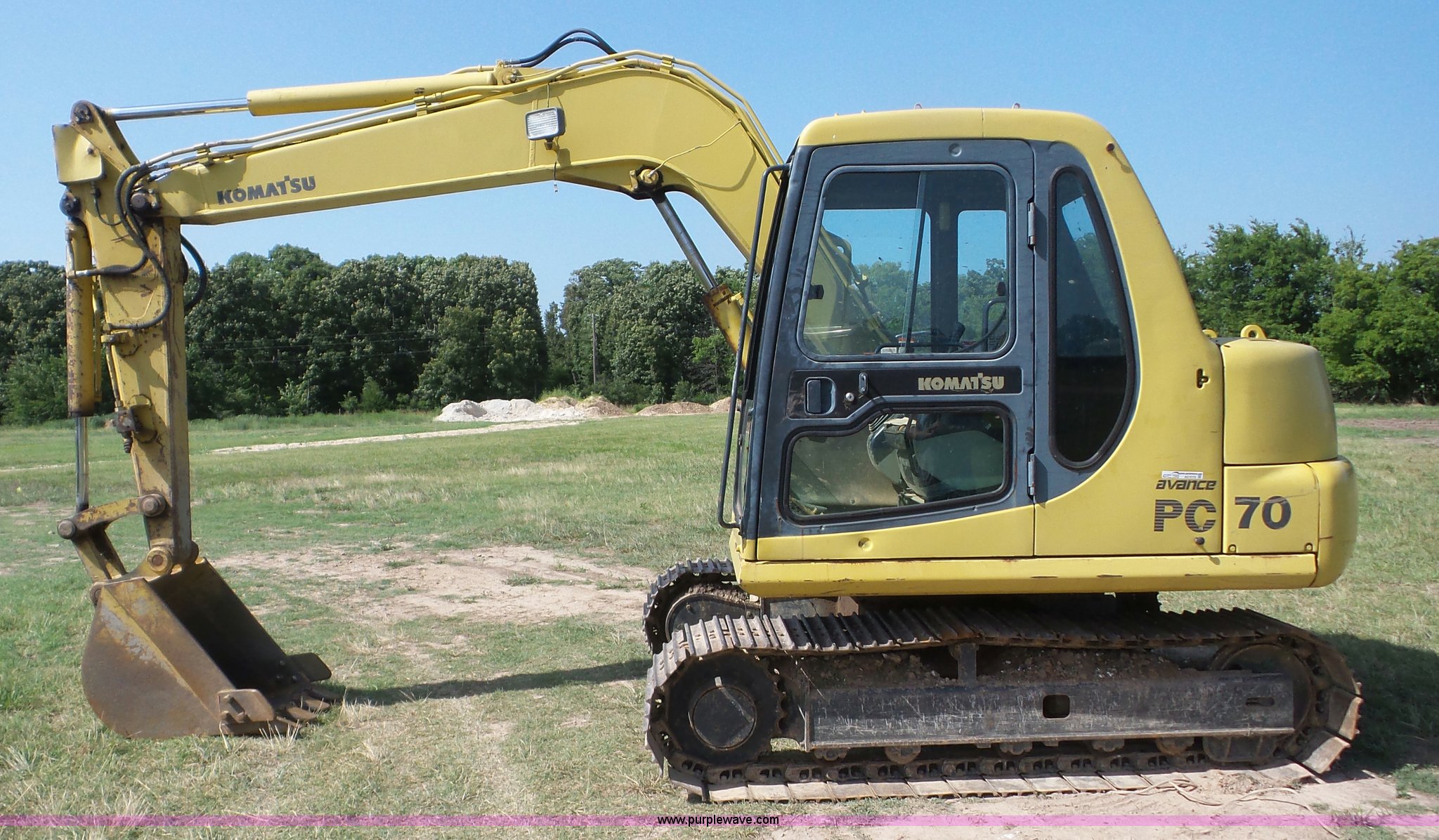 Komatsu PC70-7 excavator in Jay, OK | Item AG9172 sold | Purple Wave