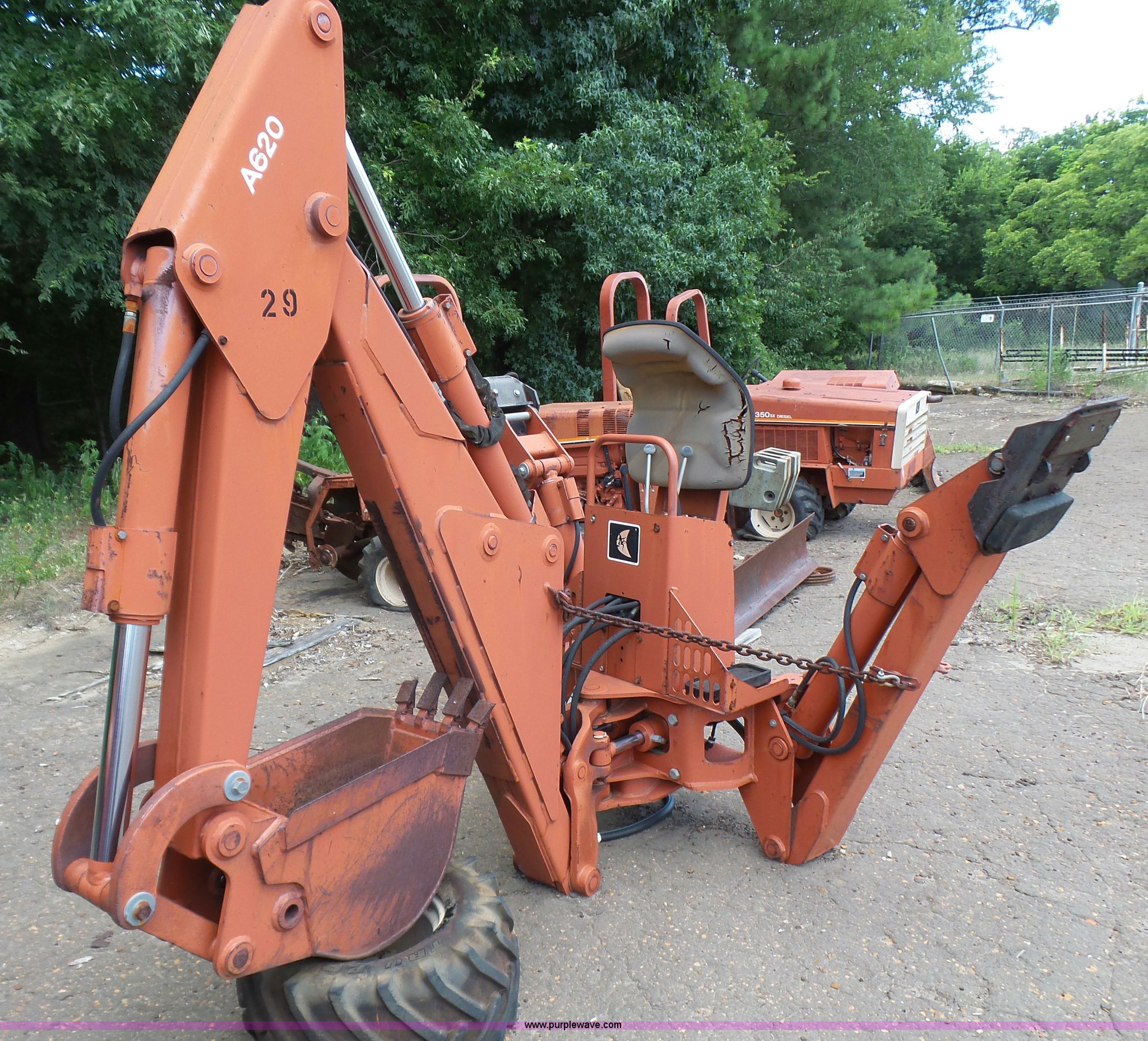 1998 Ditch Witch A620 backhoe attachment in Tyler, TX Item L1562 sold
