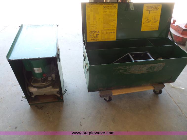 image for item BV9625 Greenlee hydraulic pipe bender kit