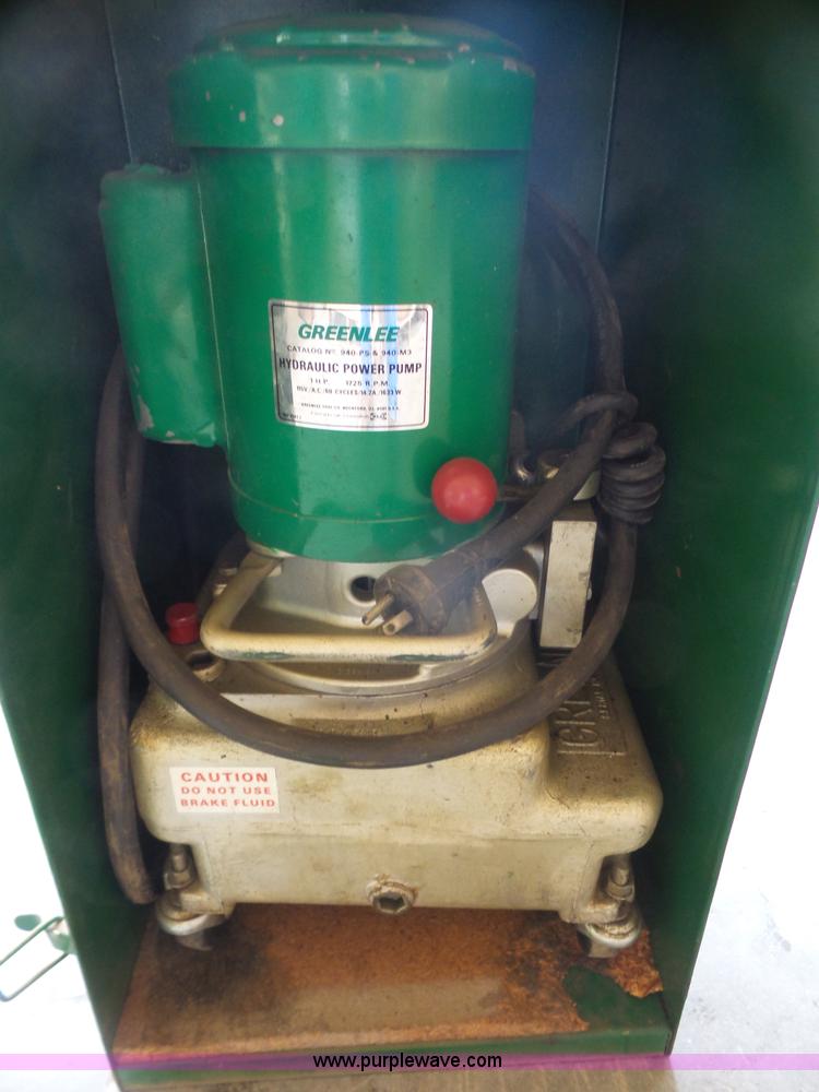 image for item BV9625 Greenlee hydraulic pipe bender kit