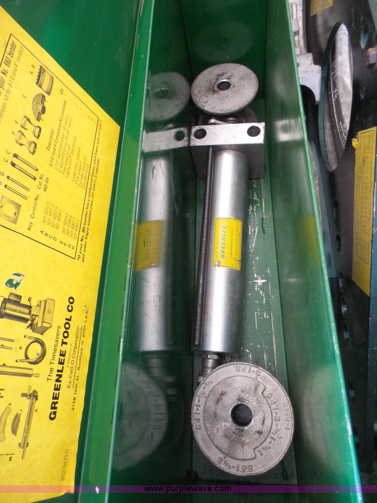 image for item BV9625 Greenlee hydraulic pipe bender kit