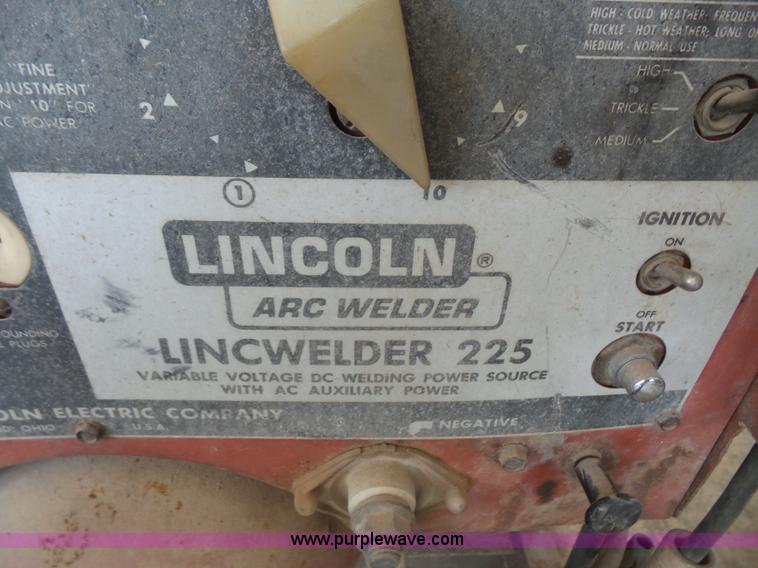 image for item BV9632 Lincoln Arc 225 welder