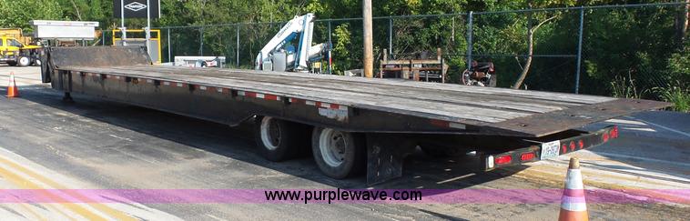 image for item K1629 2006 Trail Eze TE701 drop deck equipment trailer
