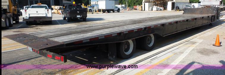 image for item K1629 2006 Trail Eze TE701 drop deck equipment trailer