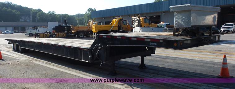 image for item K1629 2006 Trail Eze TE701 drop deck equipment trailer