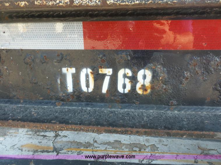 image for item K1629 2006 Trail Eze TE701 drop deck equipment trailer