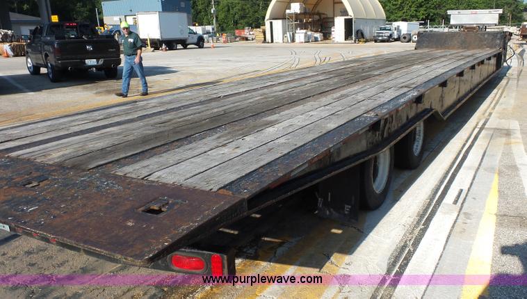 image for item K1629 2006 Trail Eze TE701 drop deck equipment trailer
