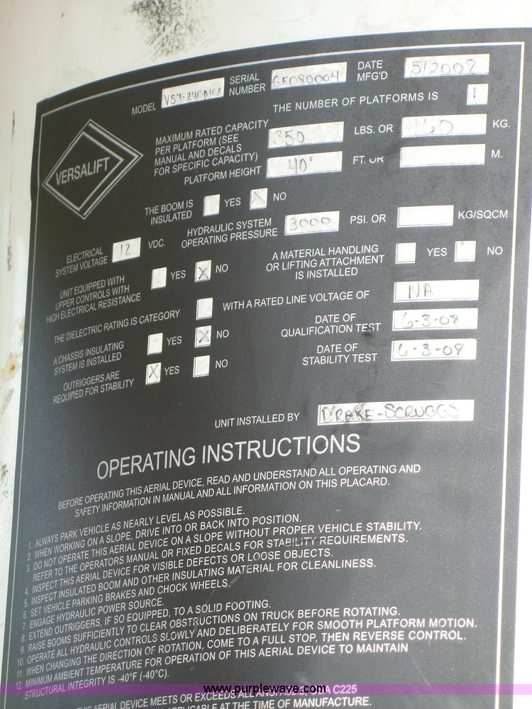 image for item K1738 2008 Ford F550 Super Duty bucket truck