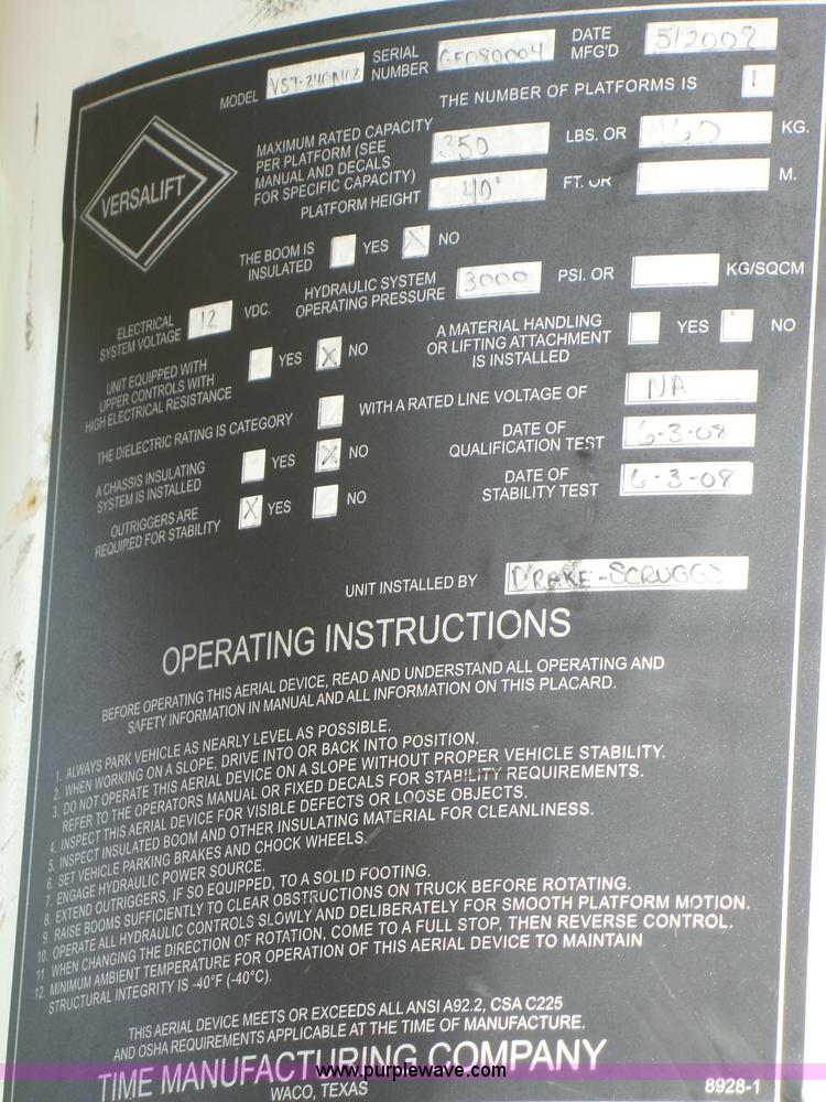 image for item K1738 2008 Ford F550 Super Duty bucket truck
