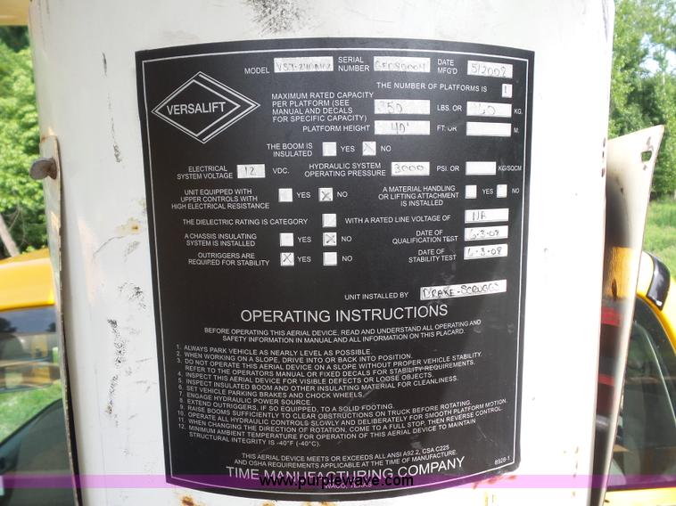 image for item K1738 2008 Ford F550 Super Duty bucket truck