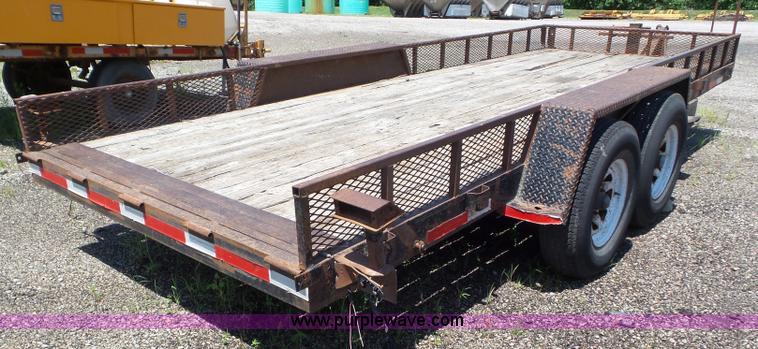 image for item K4654 1996 PJ utility trailer
