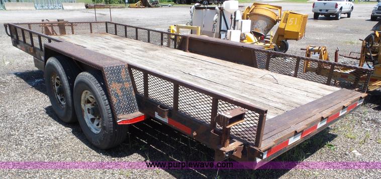 image for item K4654 1996 PJ utility trailer