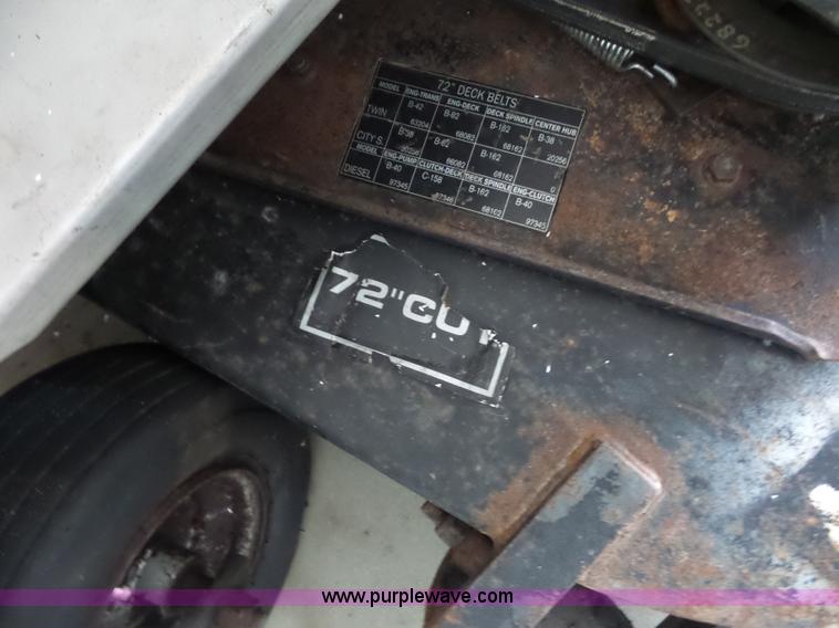 image for item L2899 Dixie Chopper XXW400 Quad loop ZTR mower