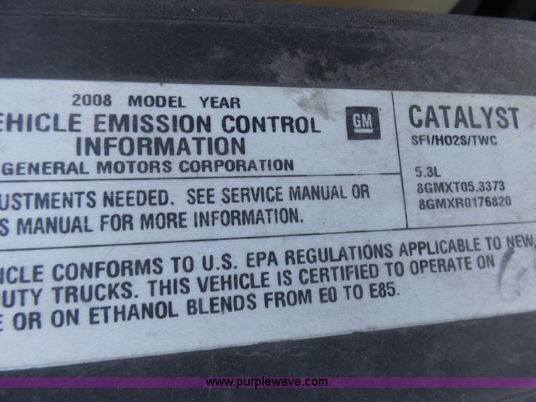 image for item L7116 2008 Chevrolet Silverado 1500 Ext. Cab pickup truck