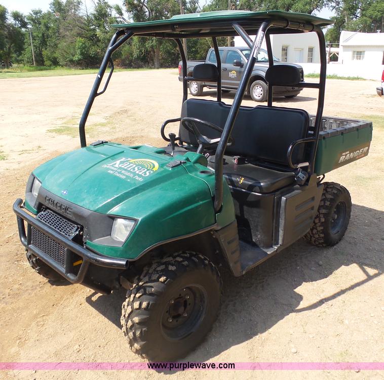 2005 Polaris Ranger utility vehicle in Meade, KS Item BY9546 sold