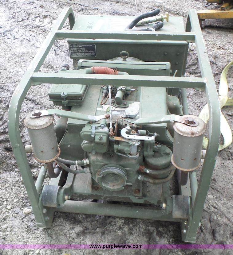 image for item CC9277 US Army generator