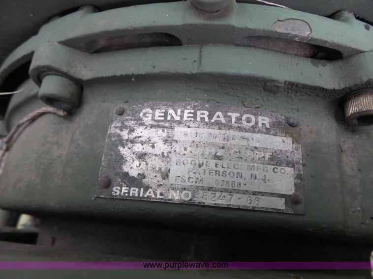 image for item CC9277 US Army generator