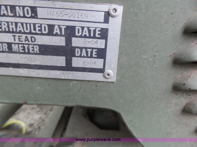 image for item CC9277 US Army generator