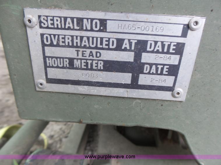 image for item CC9277 US Army generator